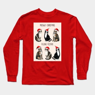 Feline festive Long Sleeve T-Shirt